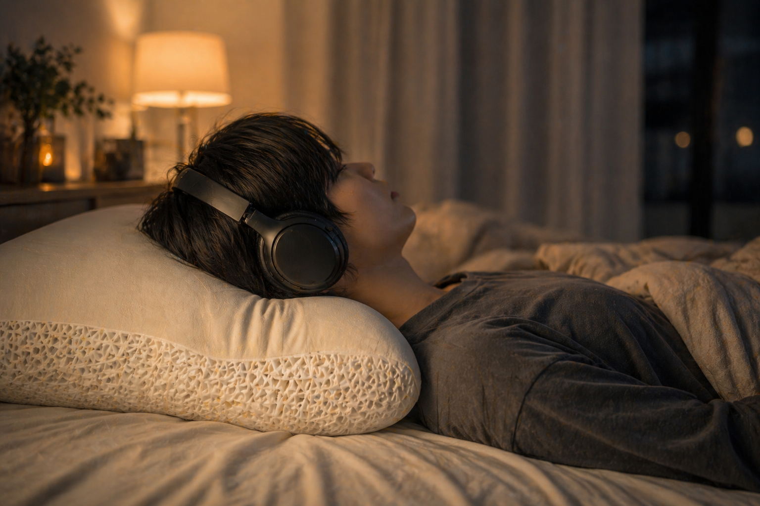 膝枕ASMR ─ AI生成イメージ