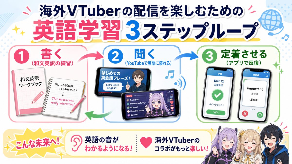 英語学習のイメージ